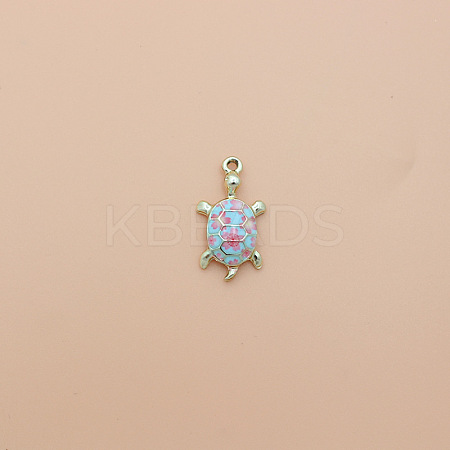 Alloy Enamel Pendants FIND-SZC0010-485-1