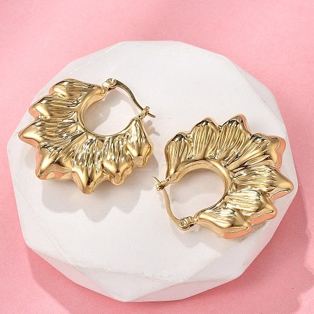 304 Stainless Steel Hoop Earrings EJEW-V016-11G-01-1