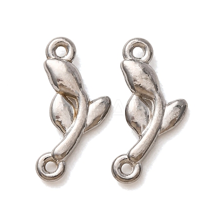 304 Stainless Steel Connector Charms STAS-N124-52P-1