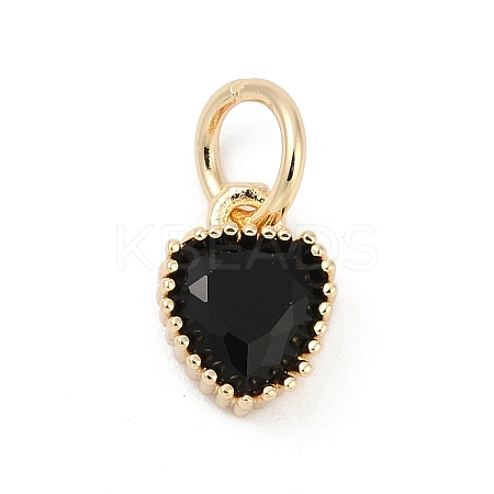 Brass Micro Pave Cubic Zirconia Pendants KK-H204-01KCG-04-1