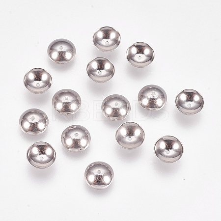 Non-Tarnish Apetalous 201 Stainless Steel Bead Caps LS-STAS-L205-13C-1
