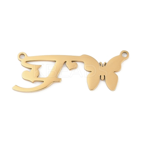 304 Stainless Steel Pendants STAS-L279-002G-F-1