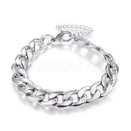 Tarnish Resistant 304 Stainless Steel Bracelets STAS-D162-11-1