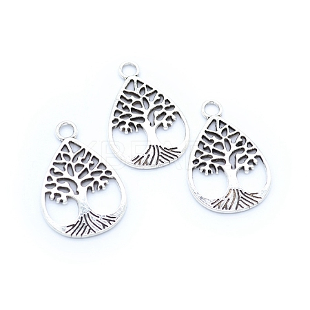 Tibetan Style Alloy Pendants PW-WG213DF-02-1