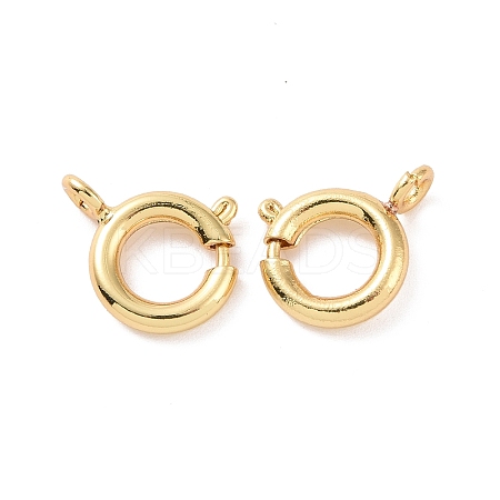 Brass Spring Ring Clasps KK-G435-24G-1