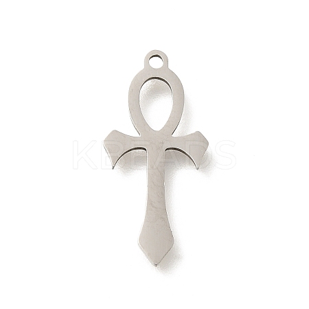 201 Stainless Steel Pendants STAS-R132-06P-1