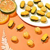 20Pcs 2 Styles Opaque Resin Pendants RESI-YW0003-40-5