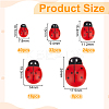 120Pcs 5 Styles Opaque Resin Cabochons CRES-WR0001-02-2