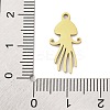 201 Stainless Steel Pendants LS-STAS-U016-08G-04-3