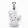 Tarnish Resistant 304 Stainless Steel Pendants LS-STAS-F165-39P-1
