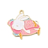 Cartoon Alloy Enamel Pendants ENAM-G207-01C-LG-1