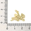 Brass Micro Pave Clear Cubic Zirconia Pendants FIND-Z041-11C-3
