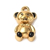 304 Stainless Steel Enamel Pendants STAS-P395-08C-G-1