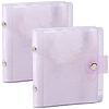 2Pcs PVC Mini Photocard Holder Book AJEW-SP0002-20B-04-1