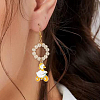 12Pcs 6 Styles Alloy Enamel Pendants ENAM-FP0002-62-7