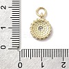 Brass Micro Pave Cubic Zirconia Pendants KK-A278-09G-04-3