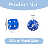 300Pcs Acrylic Beads OACR-DC0001-56-2