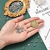 100Pcs 10 Styles Tibetan Style Alloy Spacer Beads TIBEB-YW0001-14AG-7