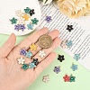 30Pcs Alloy Enamel Pendants ENAM-YW0005-92-3