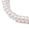 Transparent Spray Painted Glass Beaded Bracelets for Children BJEW-JB11756-3