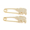 Brass Micro Pave Cubic Zirconia Pendants KK-C162-049G-1
