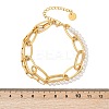 304 Stainless Steel Multi-strand Bracelets BJEW-C104-02G-3