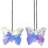 Butterfly Glass Hanging Suncatchers HJEW-WH20019-10A-6