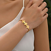201 Stainless Steel Figaro Chains Link Bracelets EU3707-1