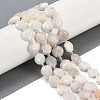Natural White Moonstone Beads Strands G-C116-A15-01B-1