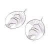 Natural Quartz Crystal Big Pendants G-F702-02P-1