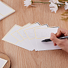 30Pcs Paper Table Place Cards AJEW-LP0004-21-1