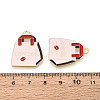 Alloy Enamel Pendants PALLOY-T093-18G-3