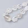 Natural Quartz Crystal Graduated Beaded Necklaces NJEW-S410-13-2