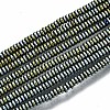 Electroplate Non-magnetic Synthetic Hematite Beads Strands G-T114-58-03-1