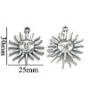 304 Stainless Steel Pendants STAS-WH0027-91A-P-1