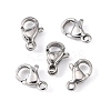 Tarnish Resistant 304 Stainless Steel Lobster Claw Clasps LS-STAS-M262-01-9mm-2