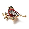 Bird Zinc Alloy Rhinstone Brooches LS-JEWB-V001-04B-2
