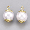 ABS Plastic Imitation Pearl Pendants KK-S348-176-1