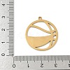 304 Stainless Steel Pendants LS-STAS-F326-05G-3
