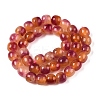 Dyed Natural White Jade Beads Strands G-T138-D09-2