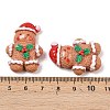 Christmas Opaque Resin Cabochons CRES-Z015-01B-3