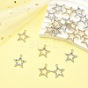 20Pcs 2 Colors Alloy Rhinestone Pendants ALRI-YW0001-26-4