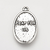 Tibetan Style Alloy Pendants TIBE-Q078-09AS-RS-4