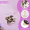 92Pcs 4 Styles Initial Letter A~Z Alphabet Enamel Charms ENAM-TA0003-50-5
