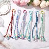 6Pcs Polyester & Spandex Parachute Cord Pendant Decorations HJEW-JM03794-1