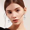 24Pcs 2 Colors  304 Stainless Steel Hoop Earring Findings FIND-SC0017-16C-5
