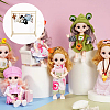 16Pcs 2 Style Wooden Doll Clothes Hangers DOLL-FG0001-03-6