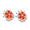 Baking Paint Glass Enamel Beads LAMP-S080-03H-1