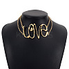 Punk Style Alloy Choker Necklaces for Women WGA180C-05-1