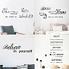 PVC Quotes Wall Sticker DIY-WH0200-003-6
